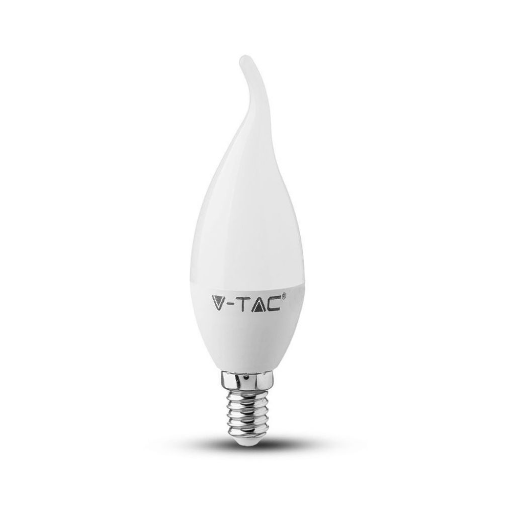 Lampadina LED Chip Samsung E14 5,5W Candela a Fiamma 3000K