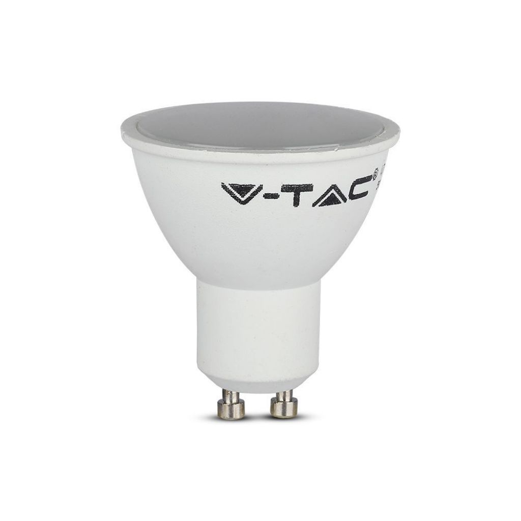 Faretto LED GU10 SMD 4.5W 110° Copertura Satinata 6400K