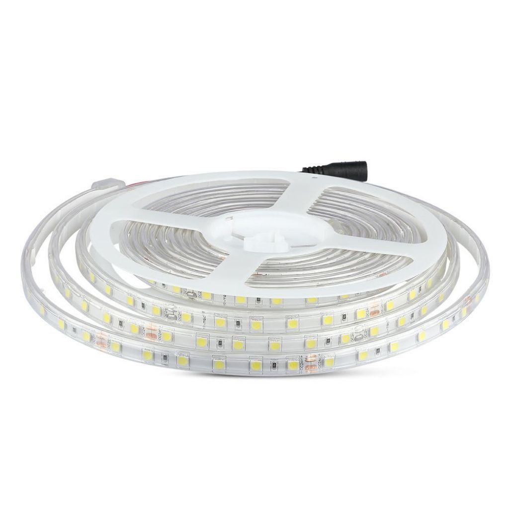 Strip LED SMD5050 9W/m 5m 60 LED/m 24V 6400K IP65 10mm