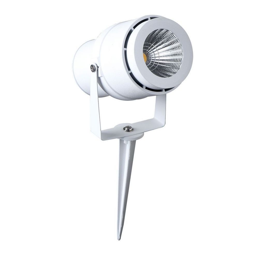 Faretto LED da Giardino 12W con Picchetto Colore Bianco 4000K IP65