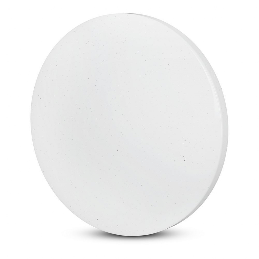 Plafoniera LED Rotonda 12W con Interruttore Cambia Colore 3 in 1 Effetto Stellato d: 255mm h: 55mm