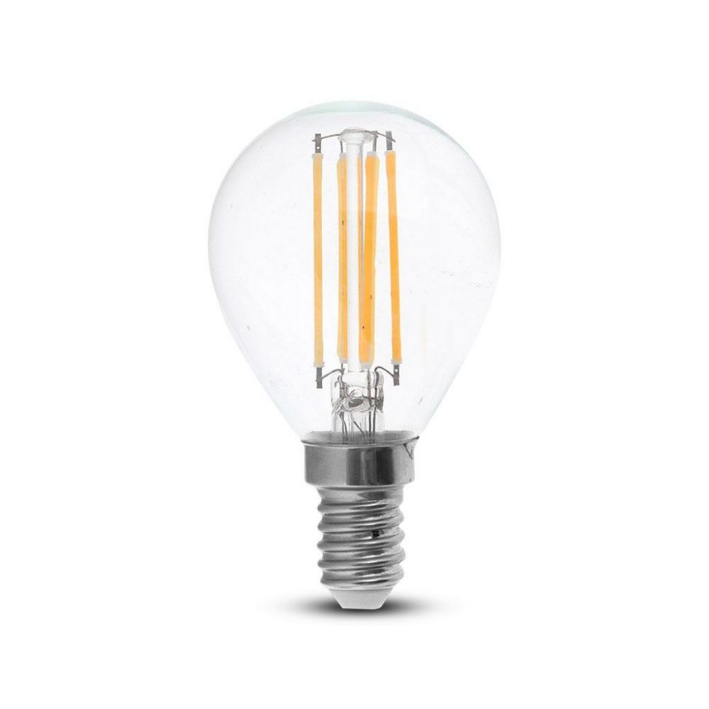 Lampadina LED E14 4W P45 Filamento 4000K