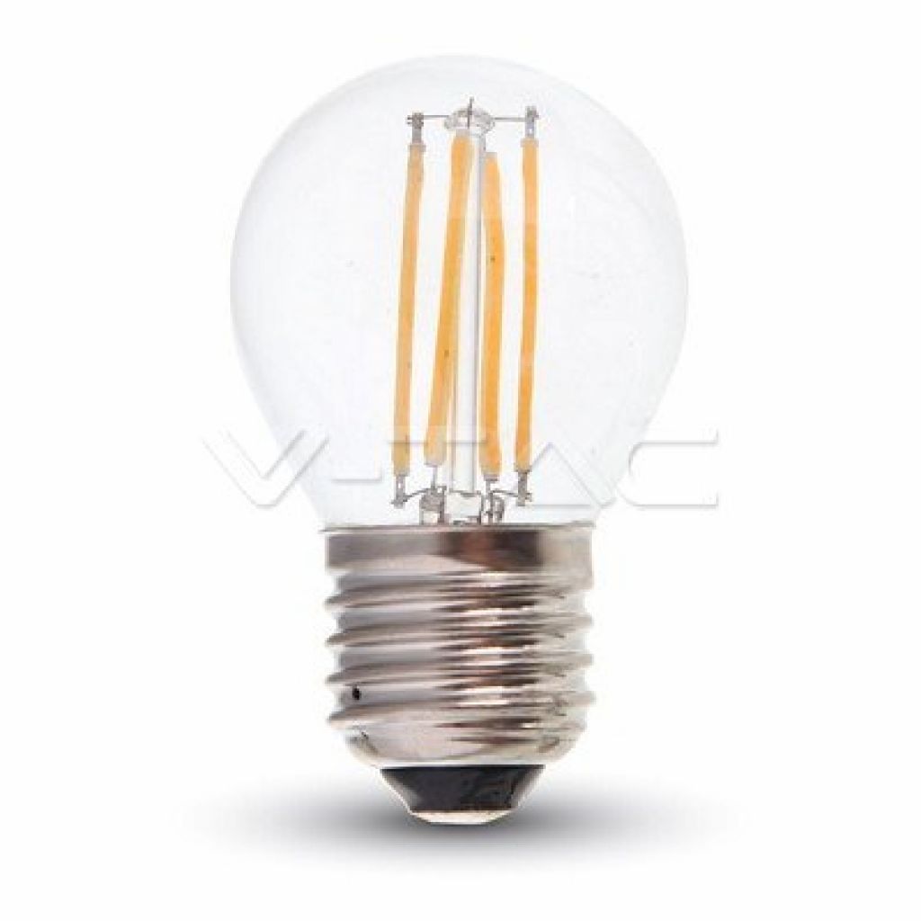 Lampadina LED E27 4W 100LM/W G45 Filamento 4000K