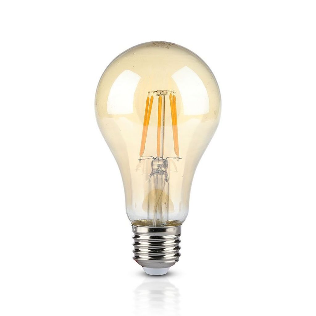 Lampadina LED E27 8W A67 Filamento Ambrato 2200K