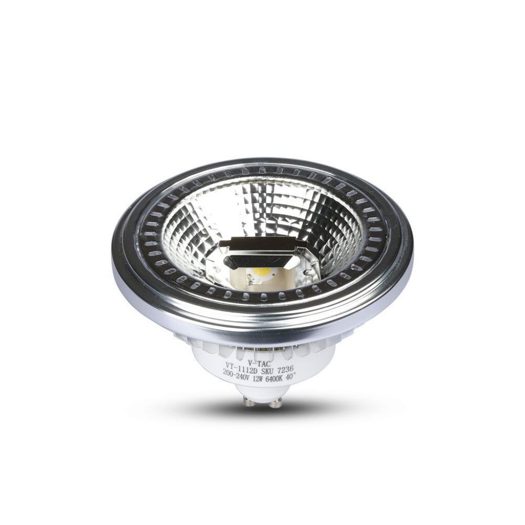 Faretto LED COB AR111 12W GU10 40° 4500K Dimmerabile